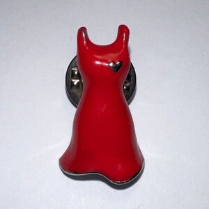 The Heart Truth-Women Heart‎ Disease Awareness Red Dress Lapel Pin
